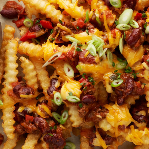 Super Crispy ChiliCheese Fries Grown In Idaho