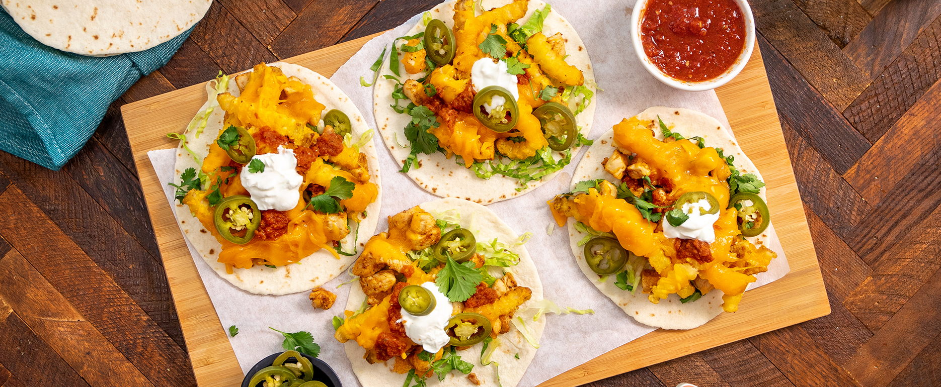 Crinkle Cut Chicken Tacos - Grown In Idaho