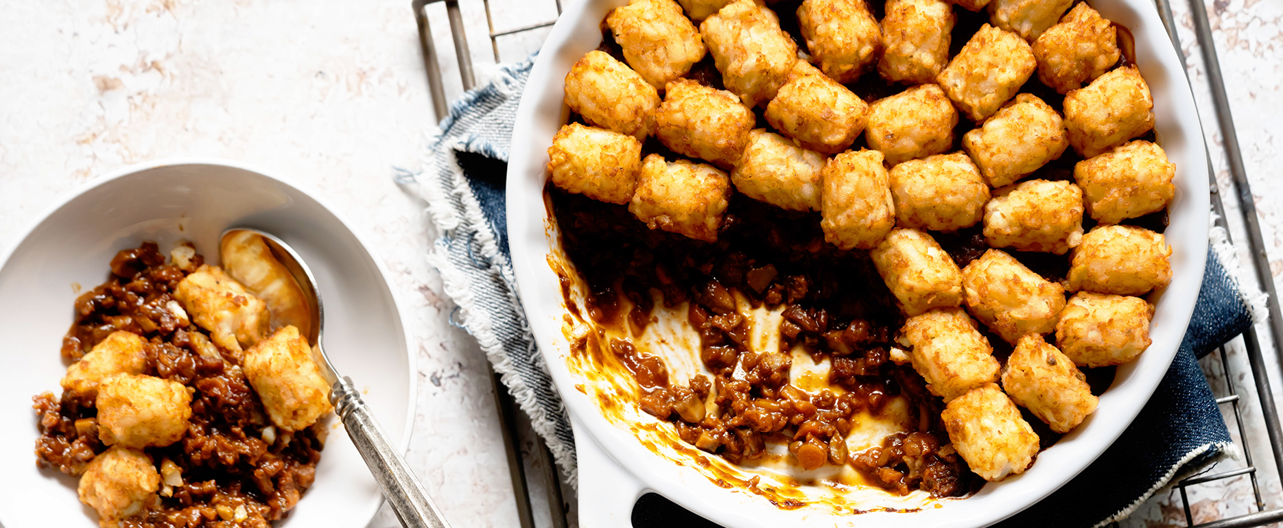 Meatless Tot Pie - Grown In Idaho